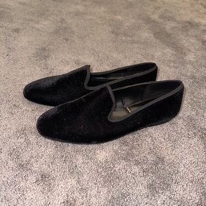 Zara velvet flats